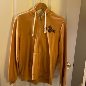 Yellow Billabong Zip Up Jacket